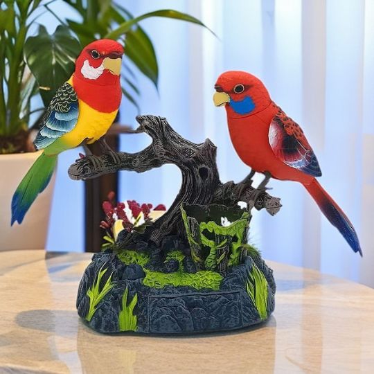 Talking Parrot Ornament