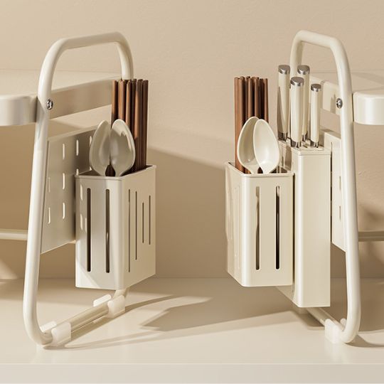 Multi Use Microwave Storage Rack