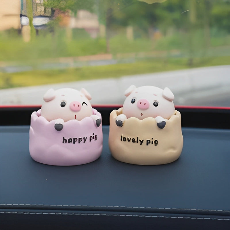 Cute Pig Car Ornaments