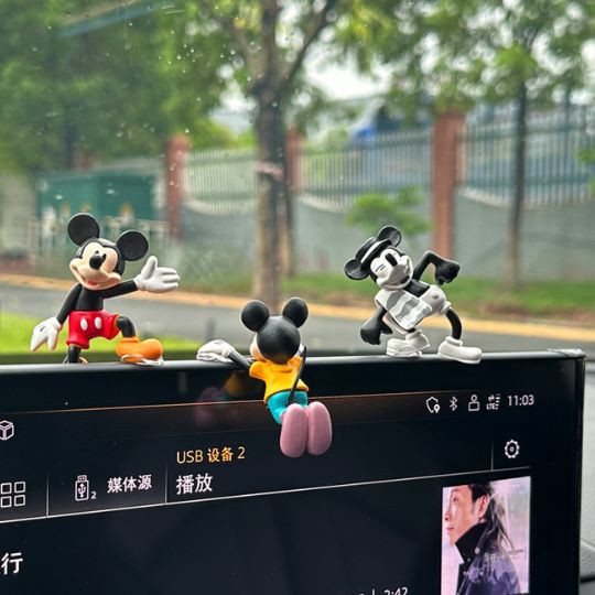 Mickey & Minnie Car Ornaments
