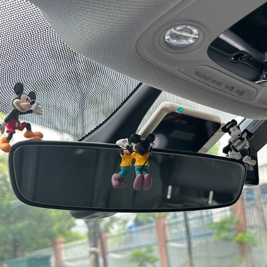 Mickey & Minnie Car Ornaments – Strong Magnetic Hold