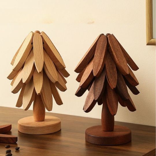 Wooden Tree Coasters
