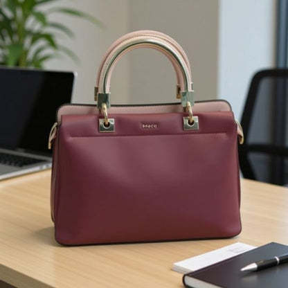 Structured Leather Handbag