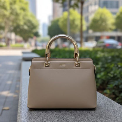 Structured Leather Handbag