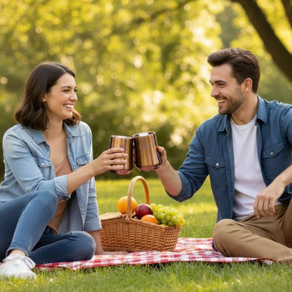 Rose Gold Copper Tumbler