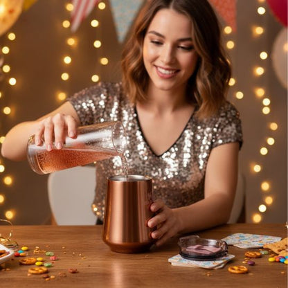 Rose Gold Copper Tumbler