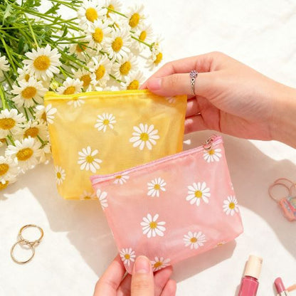 Floral Silicone Makeup Pouch