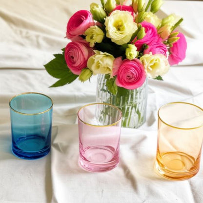 Gold-rim Colored Glass