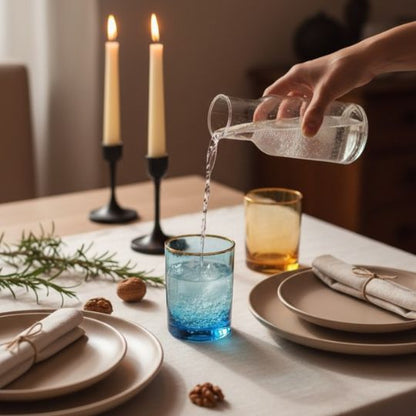 Gold-rim Colored Glass