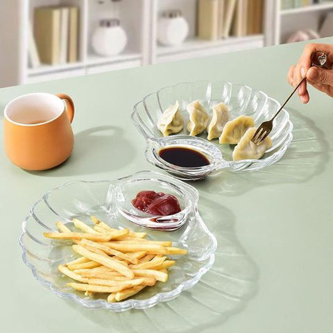 Glass Shell Dumpling Tray