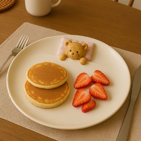 Sleeping Teddy Bear Plate