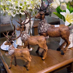Vintage Deer Showpiece Set
