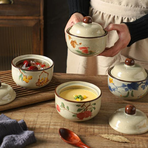 Ceramic Steaming Pot With Lid
