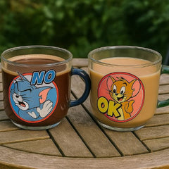 Tom & Jerry Transparent Cup Set