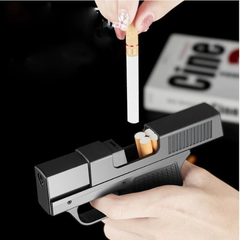 Gun Shape Cigarette Case Lighter