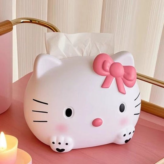 Kitty Tissue Box