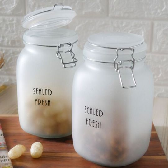 Airtight Round Storage Jars