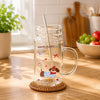 Adorable Puppy Glass Tumbler