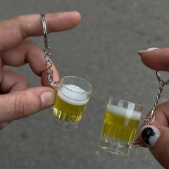 Beer Glass Keychain
