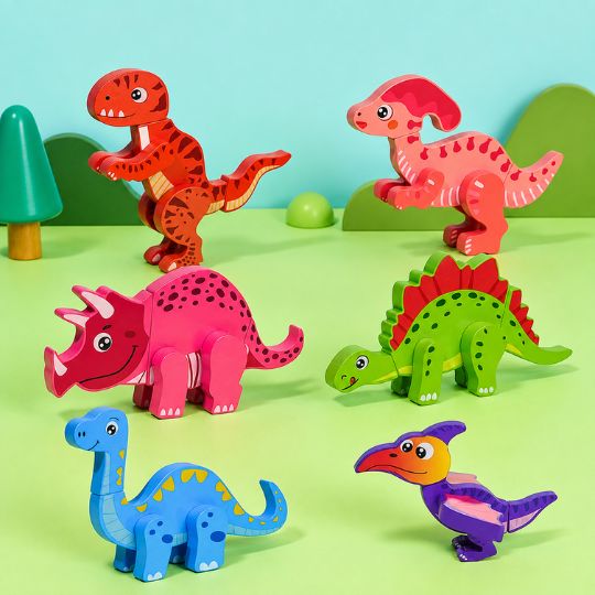 Magnetic Dino Building Blocks