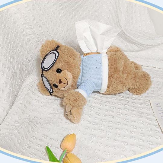 Cute Bear Tissue Box for Car