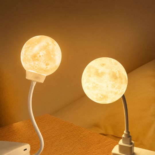 Cozy LED Moon Lamp