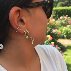 Tennis Racket Jewelry Set
