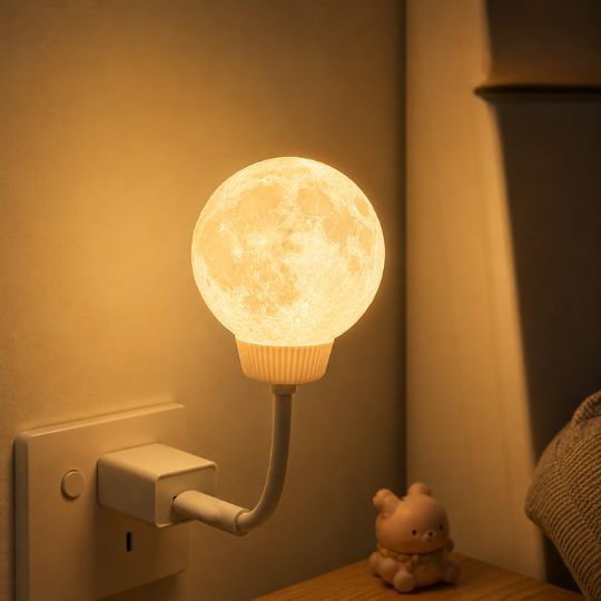 Cozy LED Moon Lamp