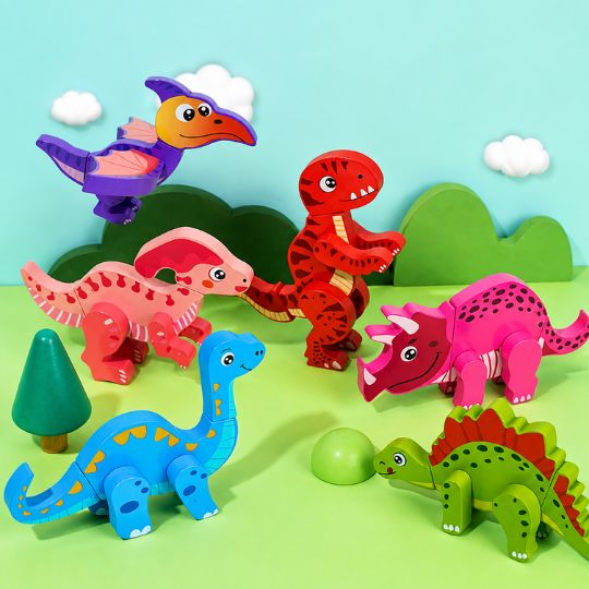Magnetic Dino Building Blocks