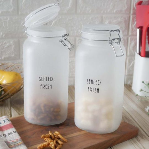 Airtight Round Storage Jars