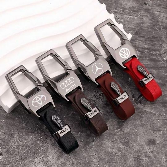 Premium Leather Car Key Holder