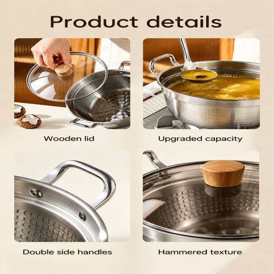 Crystal Steam Pot – Mirror Shine Finish