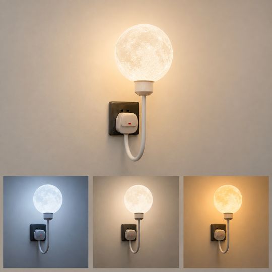 Cozy LED Moon Lamp