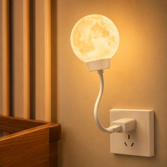 Cozy LED Moon Lamp