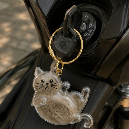 Furry Meow Keychain
