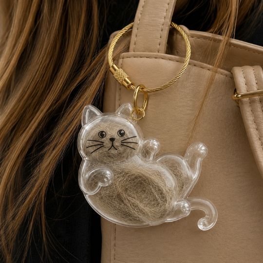 Furry Meow Keychain