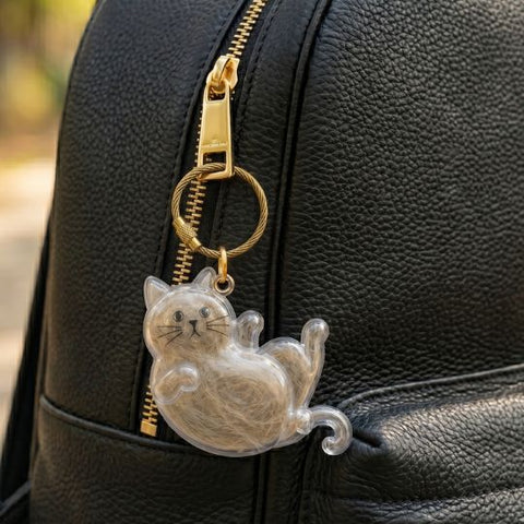 Furry Meow Keychain