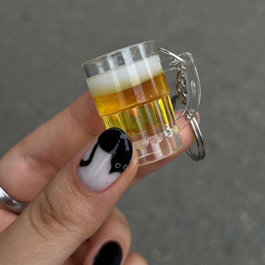 Beer Glass Keychain