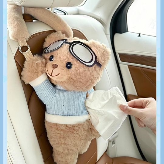 Cute Bear Tissue Box for Car