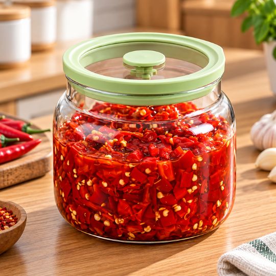 Airtight Transparent Glass jars