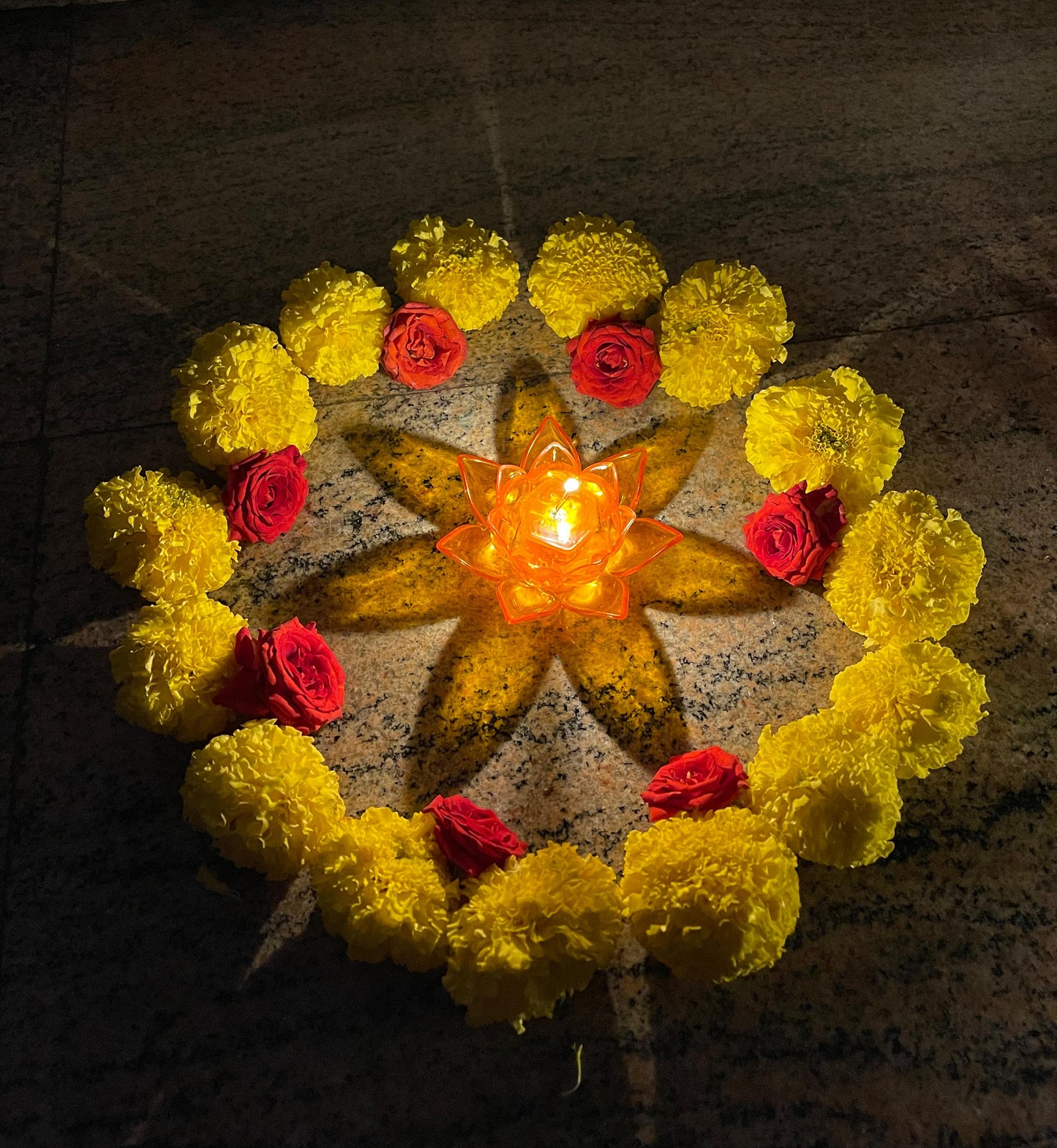 LaksmiDevi Lotus Diya (LED Water Sensor)