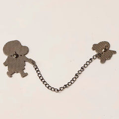 Shin-chan & Shiro Dog Enamel Pin