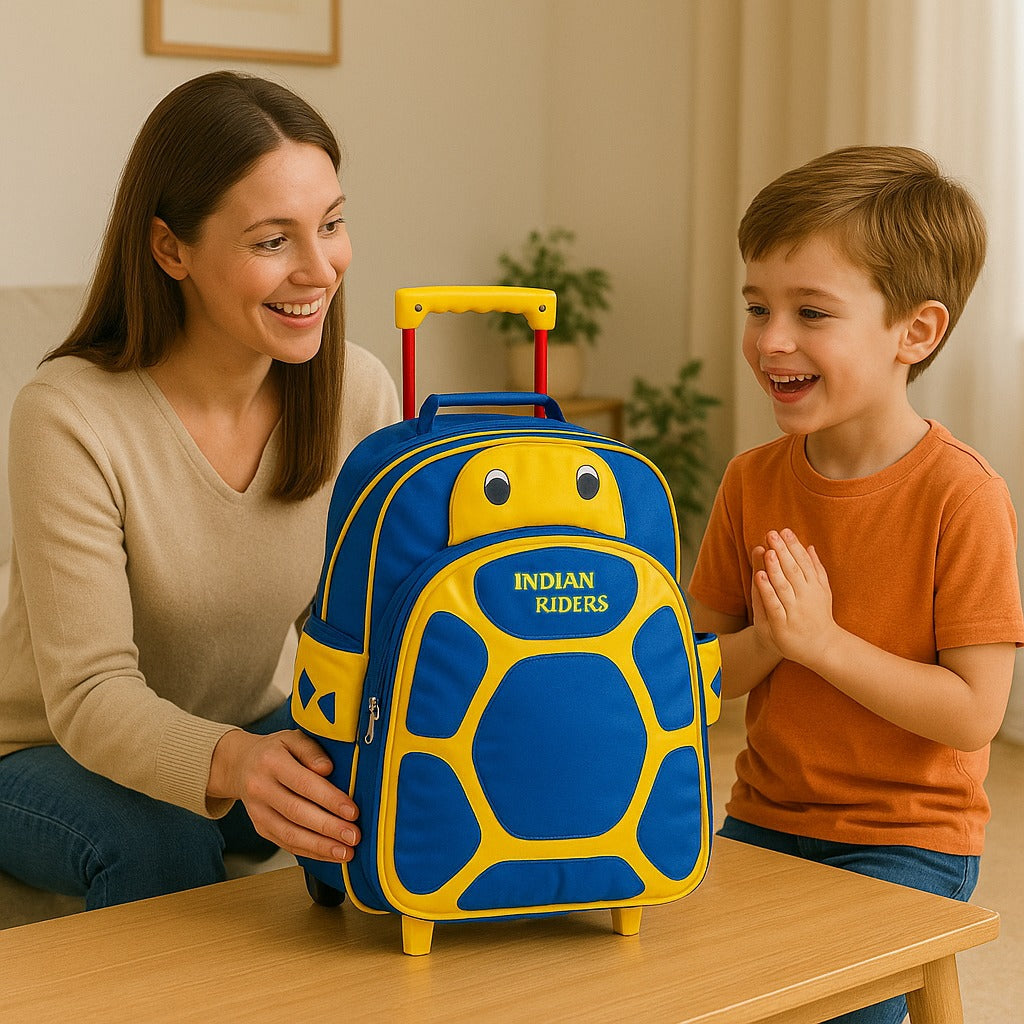 Tortoise Trolley School Bag