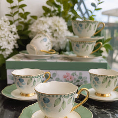 Vintage Flower Cup & Saucer