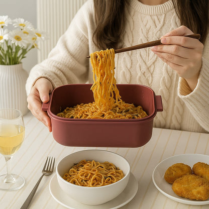 Portable Lunch Box & Cup Set