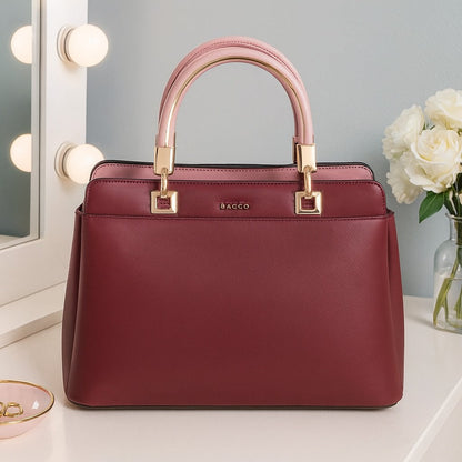 Structured Leather Handbag