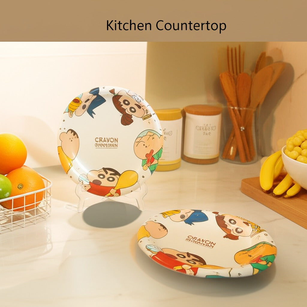 Shinchan Dinner Plates – Durable &amp; Long-Lasting