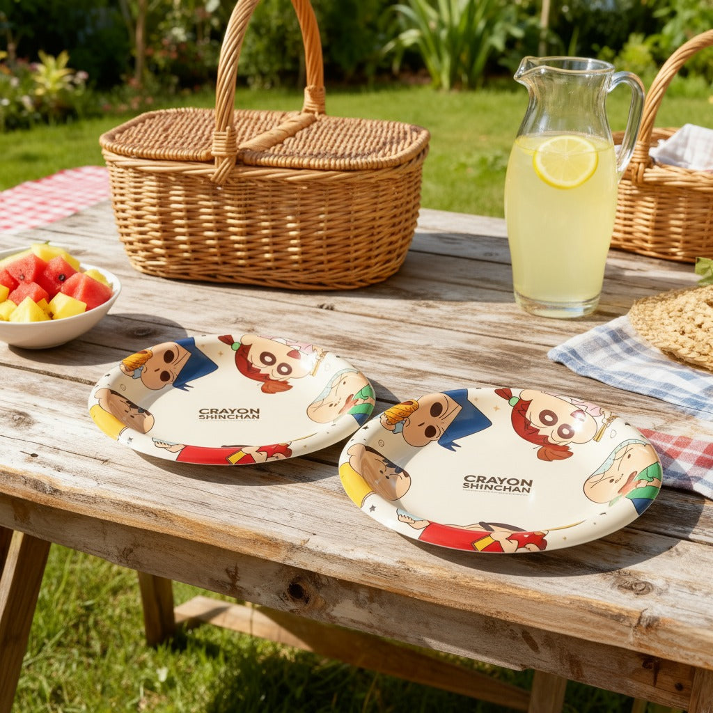 Shinchan Dinner Plates – Multi-Purpose Use