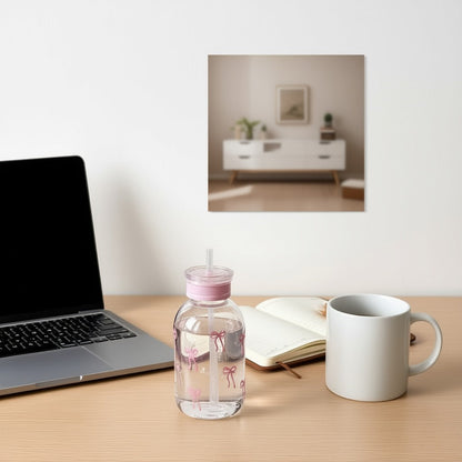 Cute Pink Bow Bottles