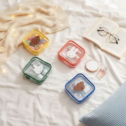 Mesh Zipper Mini Pouch